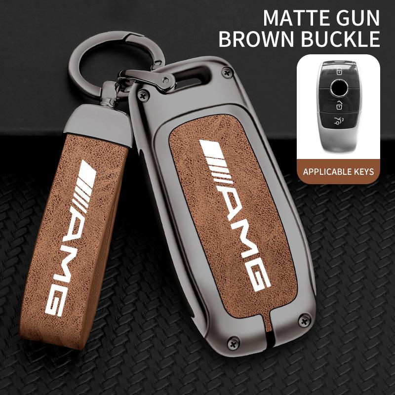 TXF4   Zinc Alloy Car Key Case Cover Protector Shell Fob Holder For Mercedes Benz AMG W177 W176 X166 X167 C257 C218 X253 C118 C117 H247