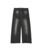VONVAT Damaged Pocket New Wide Jeans (Black)