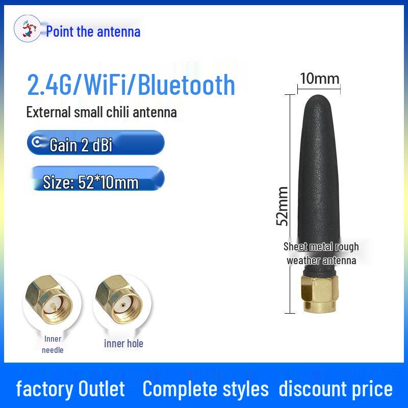 Dual-Band 2.4G/5.8G Foldable Antenna for WiFi, Bluetooth, Zigbee & 5G Routers.