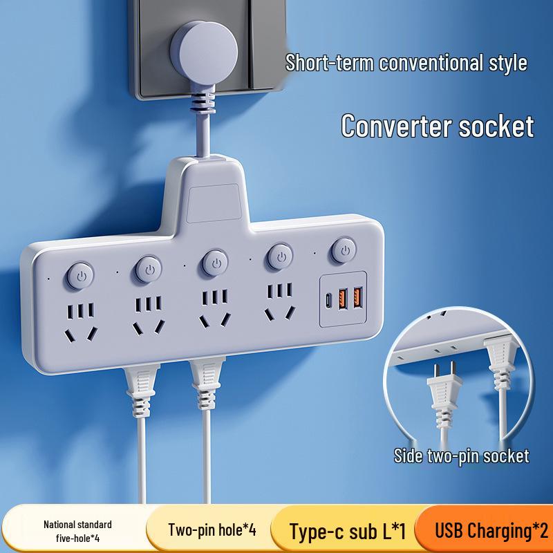 USB Wireless Konverter & Multifunktionale Steckdosenleiste mit unabhängigem Zeitschalter