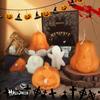 Halloween DIY Silicone Candle Mold Pumpkin Head Horror Theme 3d Aromatherapy Plaster Mold Spooky Creative Home Party Decoration