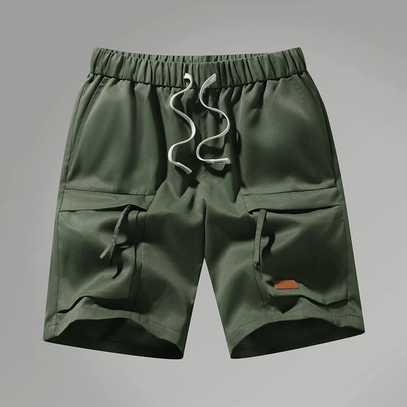 Work Shorts Men's Summer Lightweight Quick Drying Straight Leg Casual Sports Five Quarter Pants