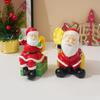 Christmas Figurine Figure Decors Resin Santa Clauses Statue Christmas Decorative Figurine Table Centerpieces for Holiday 55KF