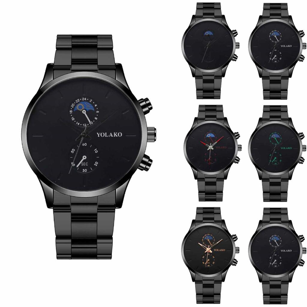 Men's Luminous Running Alarm Clock Watch