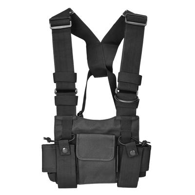 Walkie Talkie Backpack Chest Pocket Universal Bag Case for Two Way Radio
