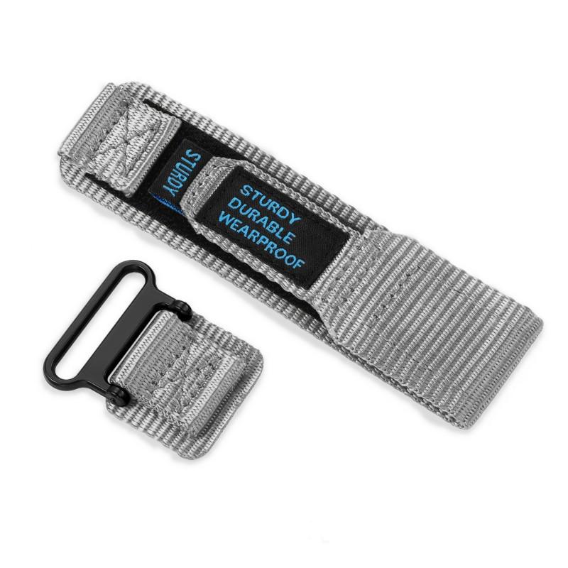 Nylon Quick-Release Hook-and-Loop Watch Band for Huawei GT3/4 - 20mm/22mm