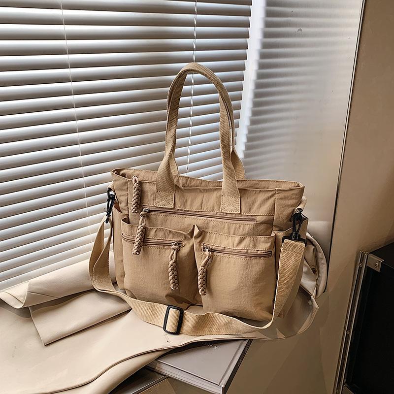 Leisure Nylon Fabric Tote Bag   Fashion Large Capacity Commuting Shoulder Bag/cross-body Bag/travel Bag for Women Handbag