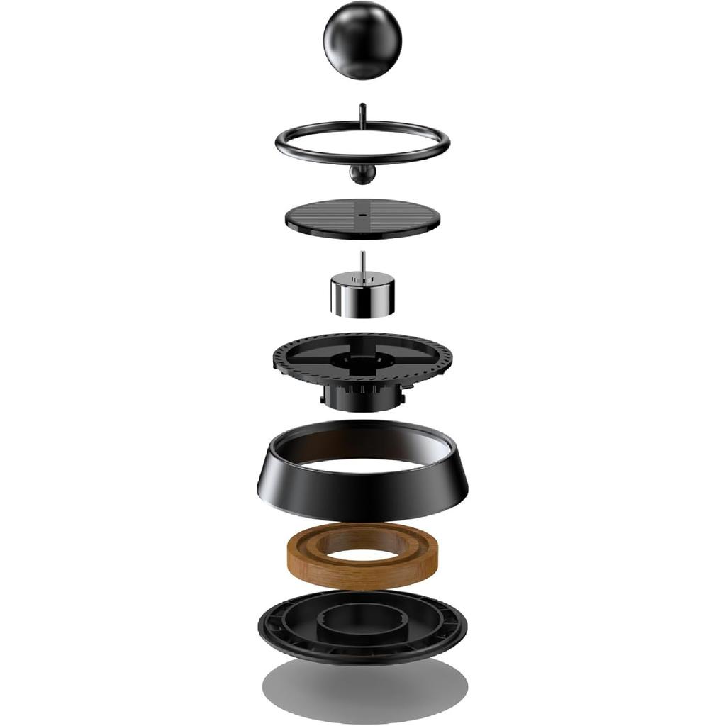 Rotating Car Air Freshener Solar Floating Earth Mars Stocking Stuffers Car Perfume Aromatherapy Diffuser Car Interior Decoration Accessories Car