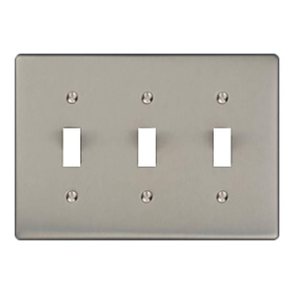 Panasonic Embedded Switch 3-Gang Metal Plate WS9563