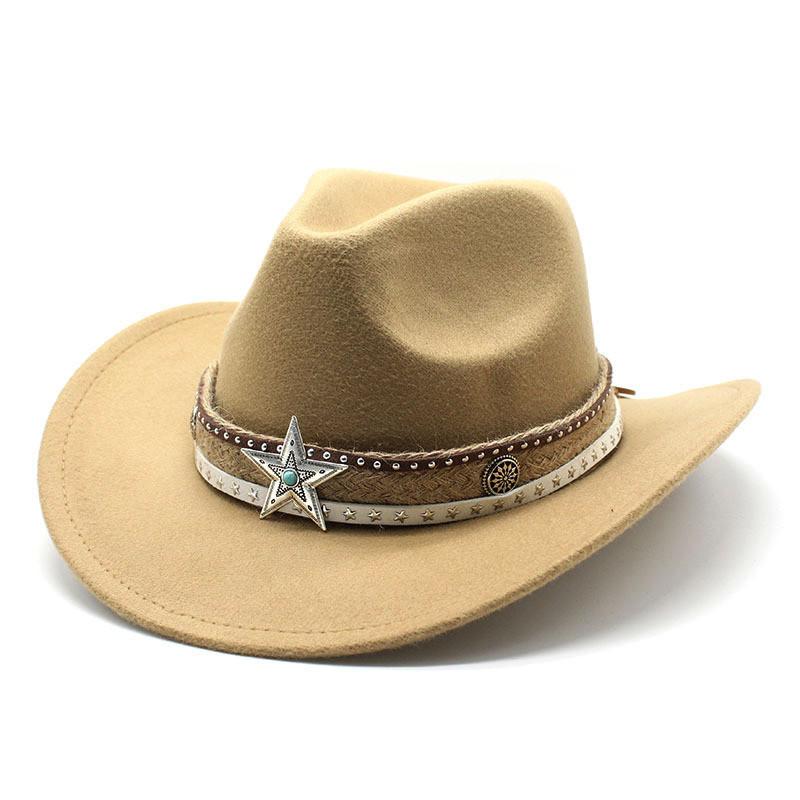 Classic Wool Felt Fedora Hat With Wide Brim For Summer Stylish Men Women