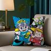 Cartoon D-Dr. Slump Pillow Case Square Double-Sided Printing Sofa Cushion Cover Bedroom Bedside Pillowcover