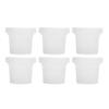 10pcs Dessert Cups with Lids High Temperature Resistant PP Plastic Party Serving Cup for Pudding Yog