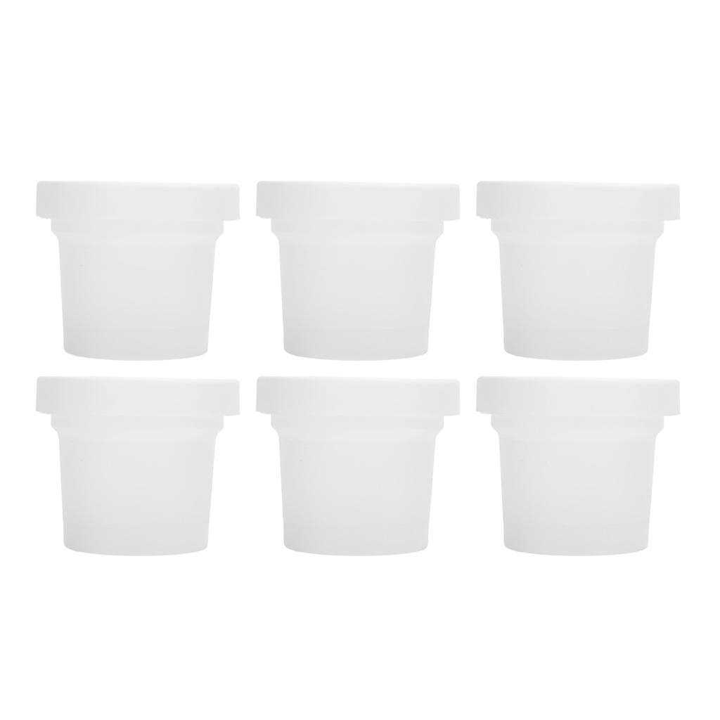10pcs Dessert Cups with Lids High Temperature Resistant PP Plastic Party Serving Cup for Pudding Yog