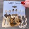 Pearl Stud Earring Set