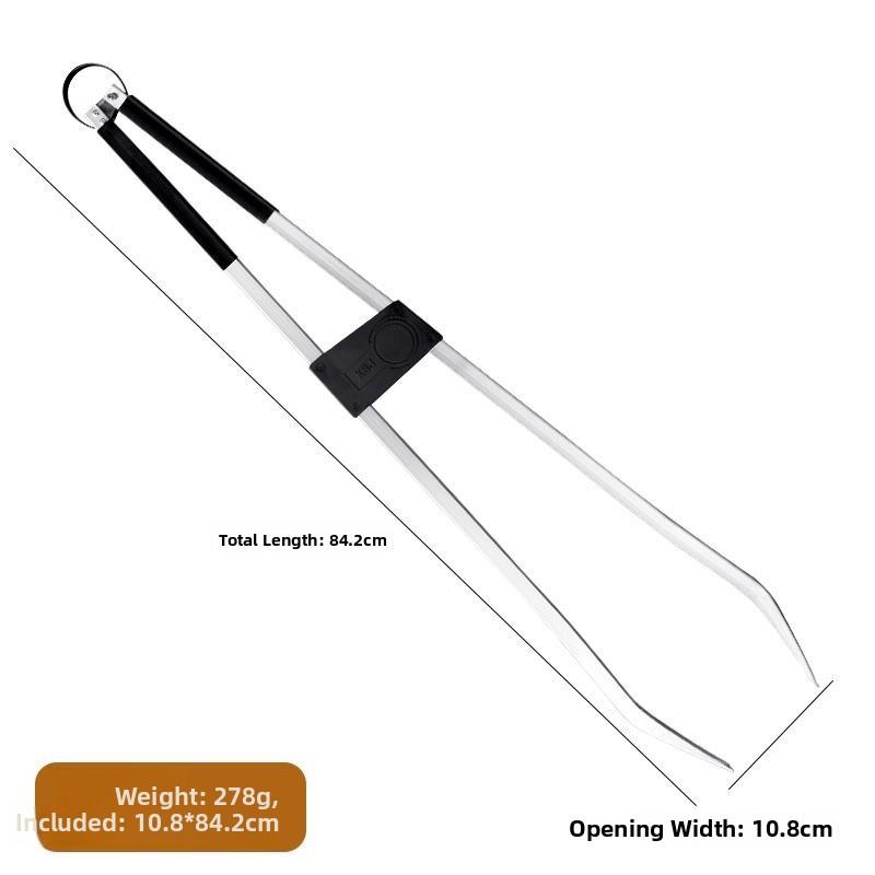 Long Handle Garbage Clipper Extended Length Pi Up Tool Sanitation Clamp for Household Cleaning Tools Garbage Abber