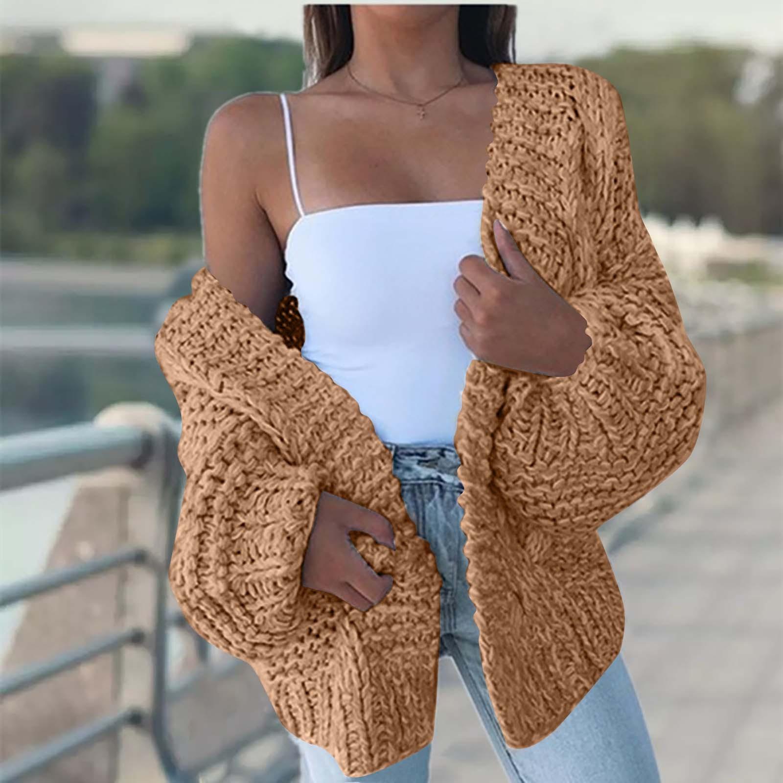 

Женские вязаные плюшевые свободные верхние топы большого размера с рукавами XL