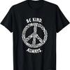 BE KIND ALWAYS ANIMAL LOVERS ZEBRA PEACE SIGN T-Shirt