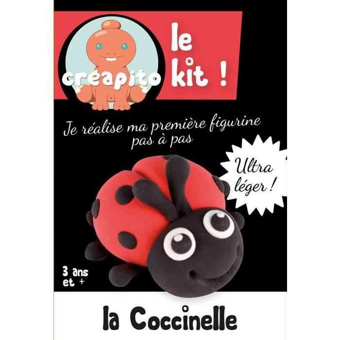 Kit Pâte à modeler enfant Creapito La coccinelle