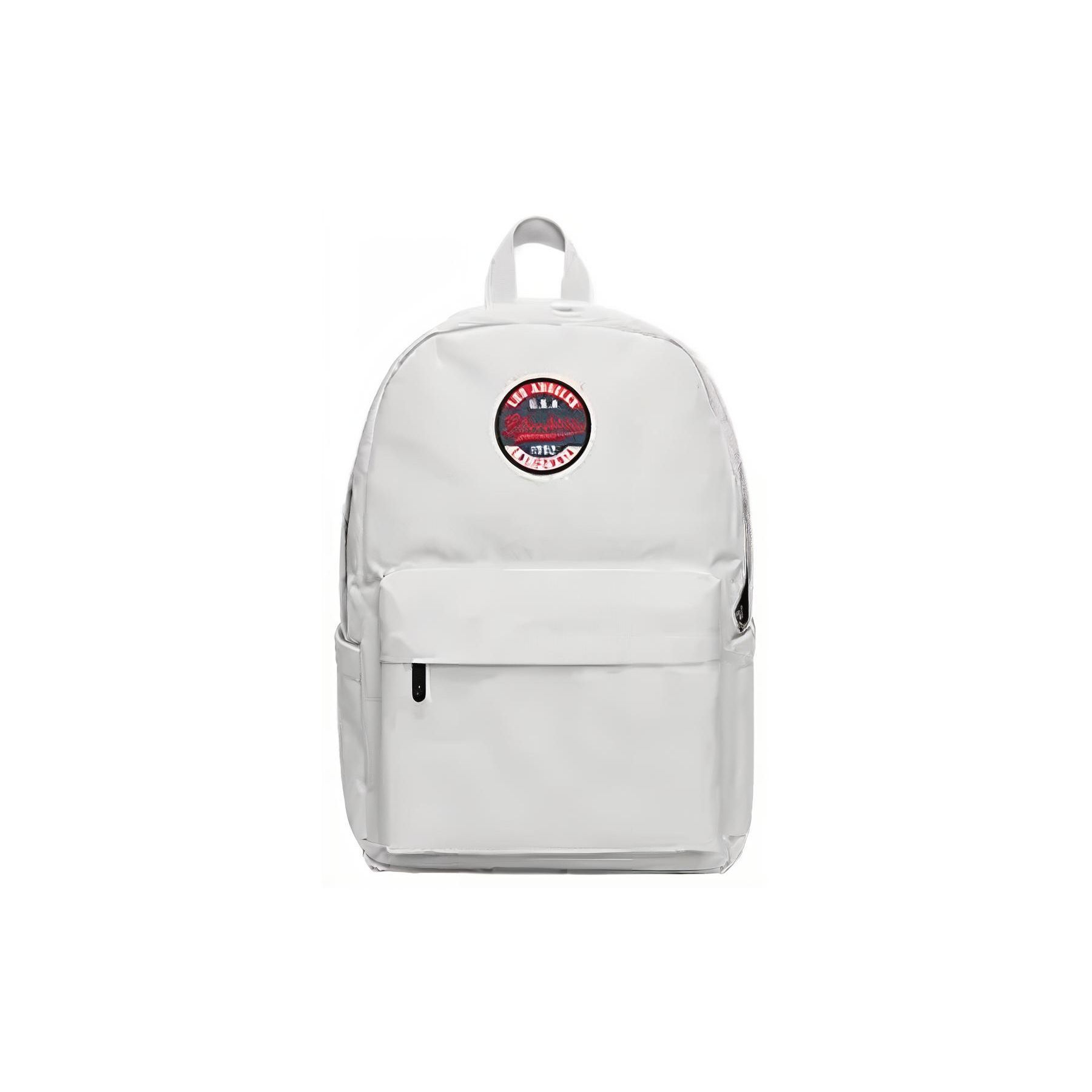 Skechers Zipper Closure Large Capacity Fabric Backpack Women Backpack Moon-Gray L419U033-00MV Lunar Gray