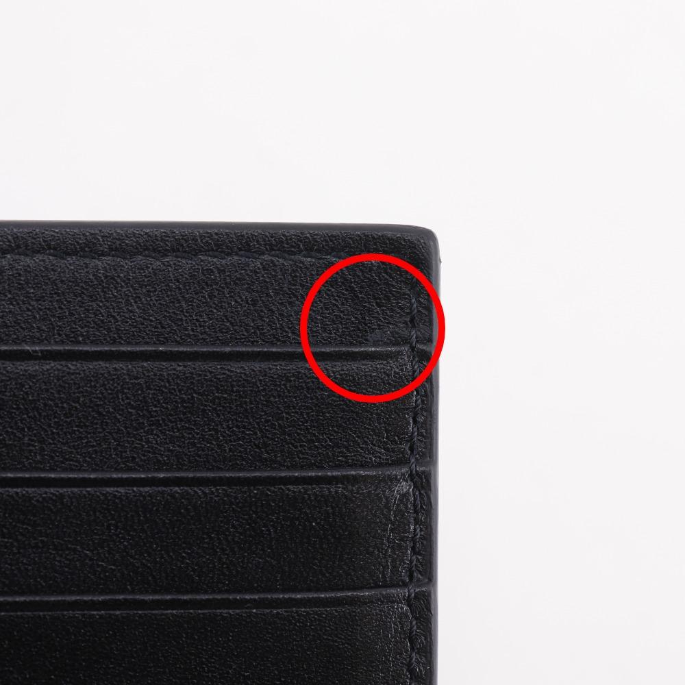 Valentino Garavani Bifold Bill Compartment 2Y2P0P32ZQU With Money Clip Black Calfskin Mens Used