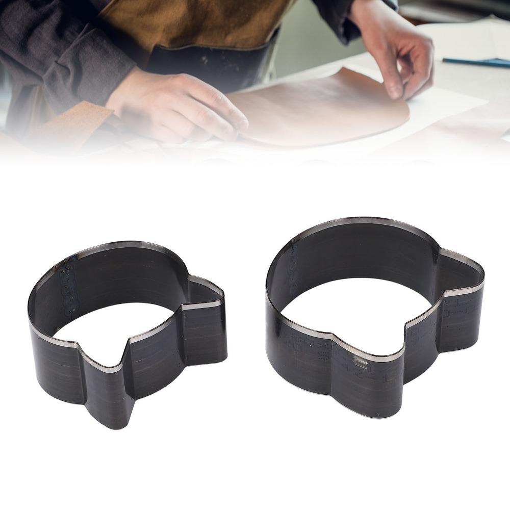 2PCS Alloy Steel Animal Shape Leather Die  for Leather Craft, Belts, Cardboard Crafting