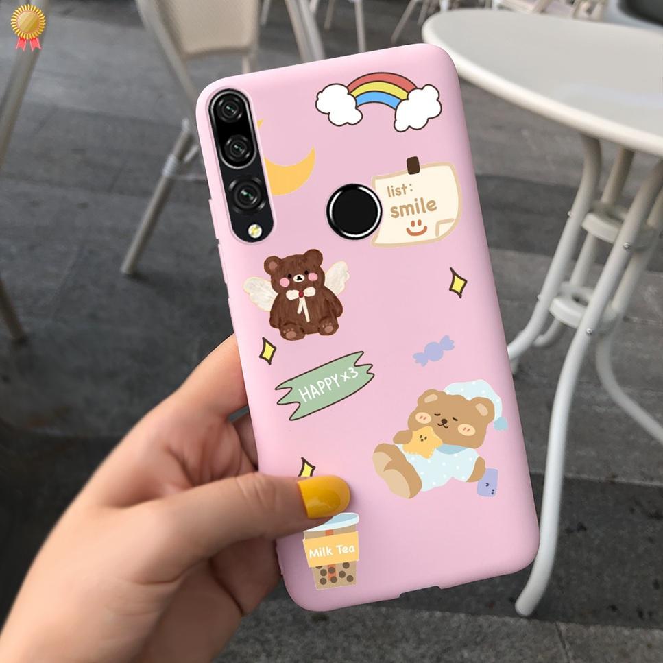 For Honor 9X Pro RU Case Cute Cartoon Cool Black Pink Silicone Back Cover For Huawei Honor9X Honor 9X Pro 9XPro 4G Phone Case