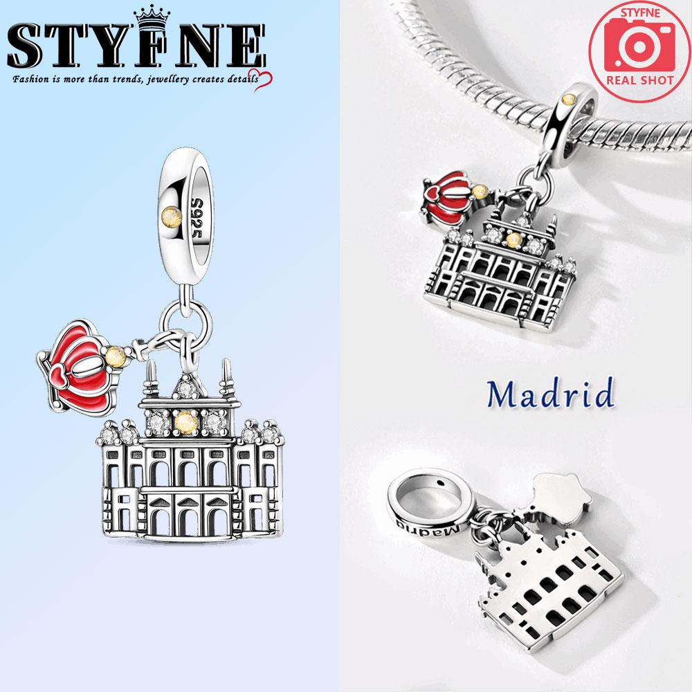 Charms Original Copper Charms Beads Paris Eiffel Tower Church Charm For Bracelet Pendant Dangle Women Jewelry Gift