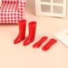 1Set 1:12 Dollhouse Miniature Rain Boots Gardening Gloves Gloves Baking Gloves Laundry Mitts Model Farm Decor Toy