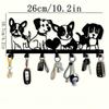 1 Pc Whimsical Dog-Themed Metal Wall Hook - A Charming Decorative Key Holder For Dog Lovers, Perfect For Towels, Coats, And Hats | Easy To Install,