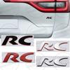 Metal 3D For RC CC Letter Logo u333 206 205 301 308 306 307 508 2008 4008 5008 RCZ Car Rear Trunk Body Sticker Accessories 333u