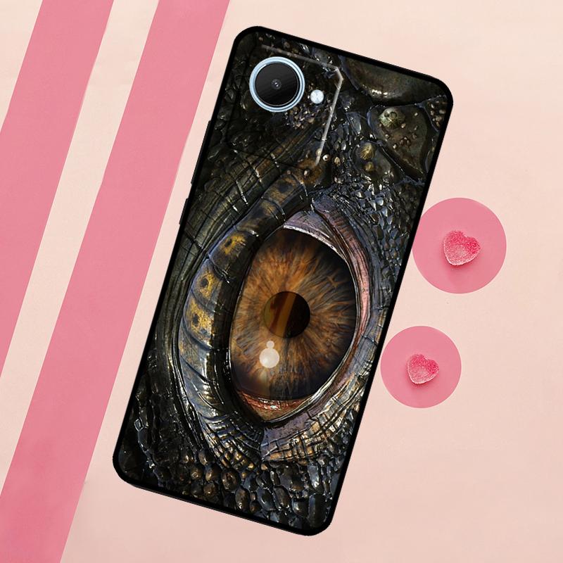 Dragon Eye Gothic For Realme C67 C75 C63 C61 C71 C55 C51 C65 C53 10 11 12 13 14 15 Pro Plus GT6 GT7 Pro Case