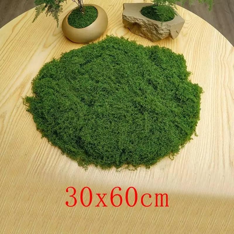 Green Artificial Moss DIY Crafts Grass Fake Moss Green Plant for Home Room Garden Decor Landscape Fake Grass Flower Pot Ornament
