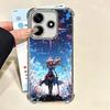 Sword Art Online Yuuki Asuna Soft Phone Case For Xiaomi Redmi Note 14 15 Pro Plus 13 12 11S 11T 5G 10 9S 9 Plating Anti-Fall Fun