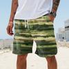 Pánské letní velké ležérní volné sportovní kalhoty plážové šortky