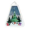 Christmas Retro Wind Lamp,Christmas Led Candle Holders,Snow Globe Lantern Santa Lighted Gifts,Winter Xmas Illuminated Ornament