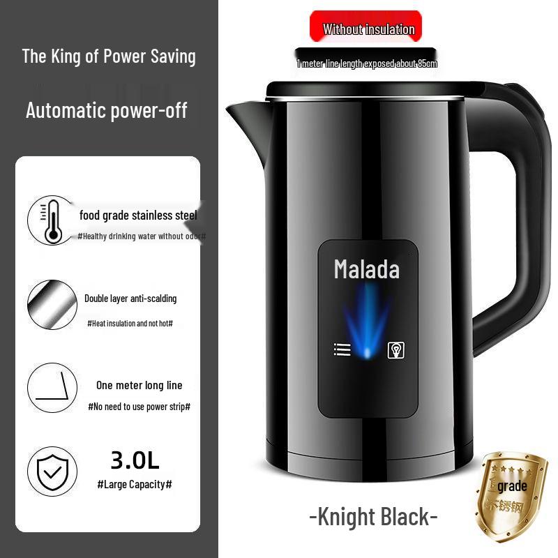 Wanlida Smart Electric Kettle - Keep Warm, Durable, Auto Power-Off, Large Capacity, Temperature Controlled Boiler.