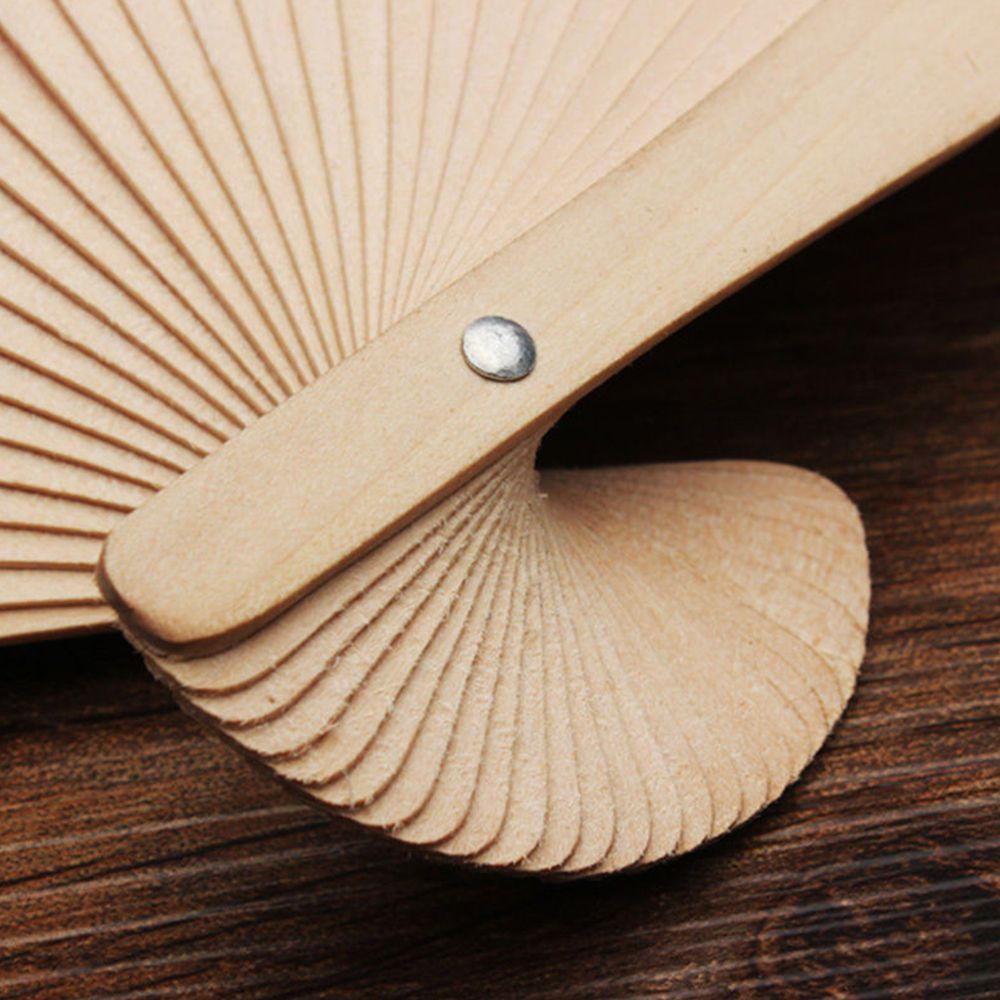Home Decoration Gift Flower Hollow Wedding Party Fragrant Chinese Style Folding Fan Bamboo Wooden