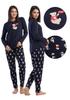 Women's Cotton Pajama Long Pants and Sleeve Comfortable M Vienetta Warm