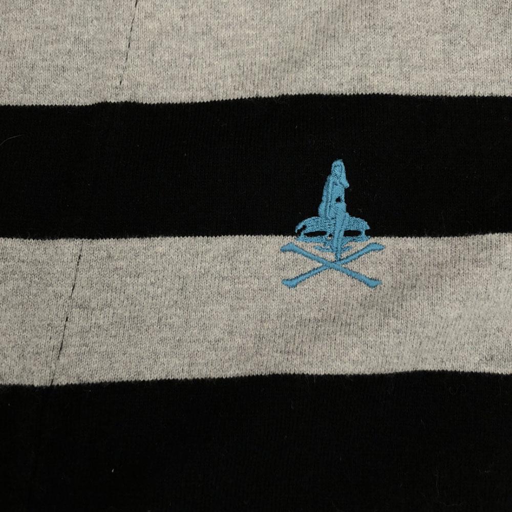 HYSTERIC made in Japan border sweat tailored jacket M embroidery Men's Used