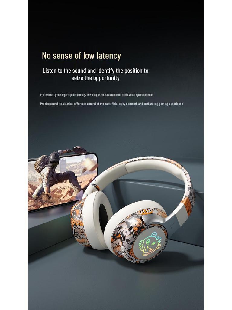 2026 Trendiges Bluetooth Over-Ear Kabelloses Gaming-Headset - Neues Heißverkaufendes E-Sport-Design.