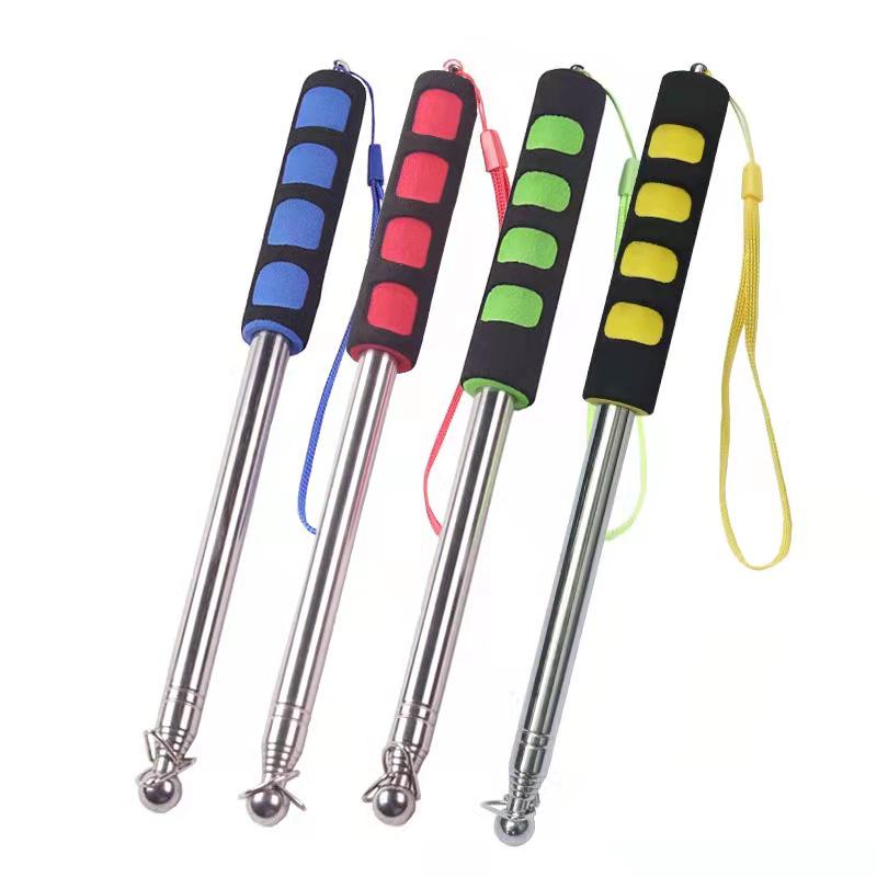 Stainless Steel Telescopic Flagpole/Teacher Pointer (1.2m, 1.6m, 2m) Portable Guide Pole