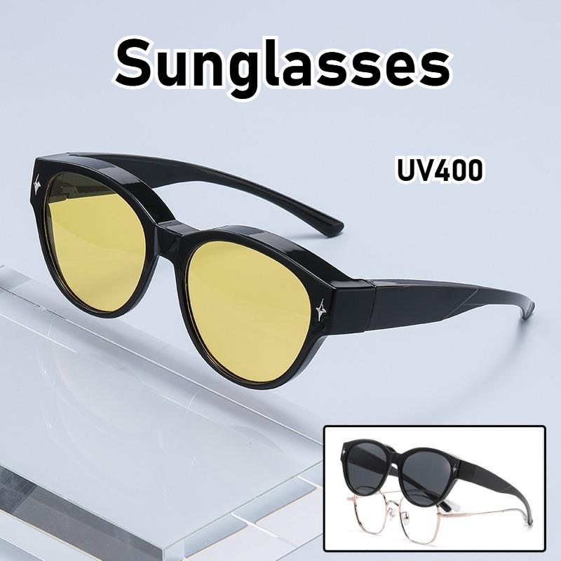 Neutral Fashion New Cat Eye Polarized Sunglasses Can Set Glasses Sunglasses Outdoor Driving Travel Sunscreen Sunglasses