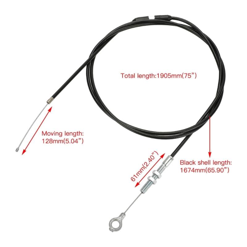 Hochsensitives Gaszug-Kit für Predator 212cc 196cc 224cc GX160 GX200 VM22 VM24 Vergaser zur Verbesserung der Beschleunigung