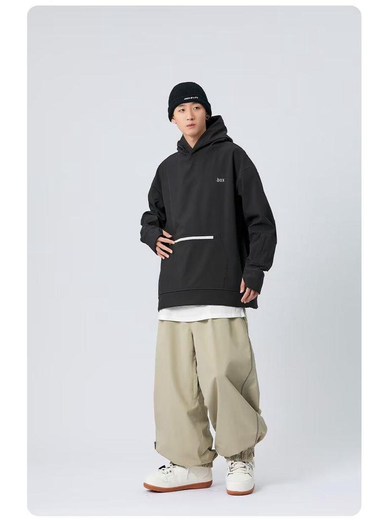 Men's Casual Loose-Fit Pants: Trendy, Versatile, with Cuffs for Spring & Autumn