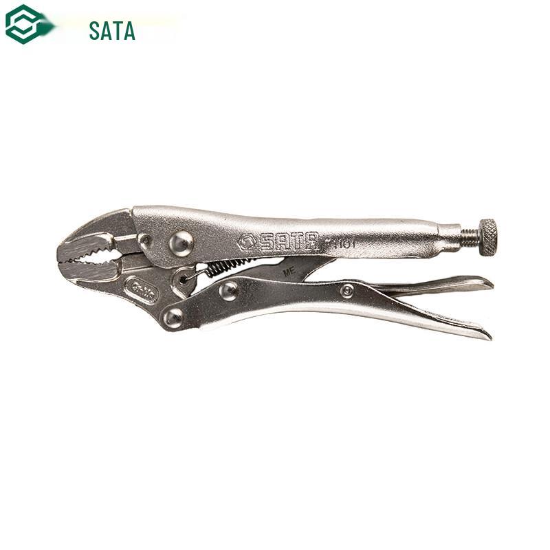 SATA Round Jaw Locking Pliers with Cutter 10 inch