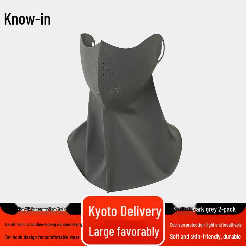 

Zhifeng Ice Silk Sun Protection Half-Face Neck Mask