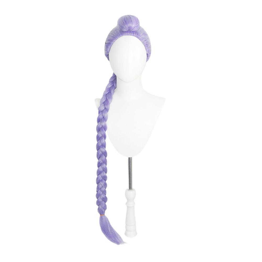 NEW Kpop Demon Hunters Wig Rumi Mira Zoey Saja Boys Baby Wig Men Women Synthetic Hair Free Wig Cap Cosplay Halloween Party Props