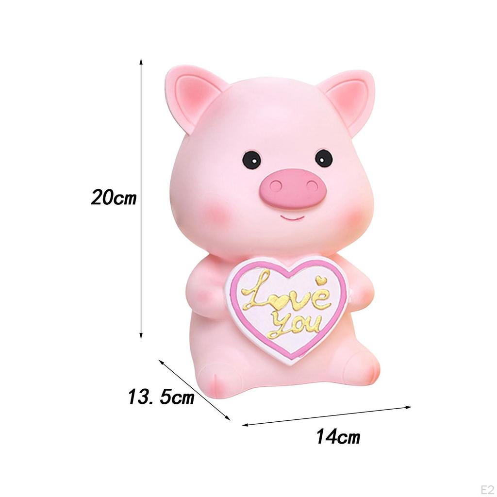 Piggy Bank, Pig Money Box,Money Saving Jar,Toys Collection,Cartoon Pot,Money Bank for
