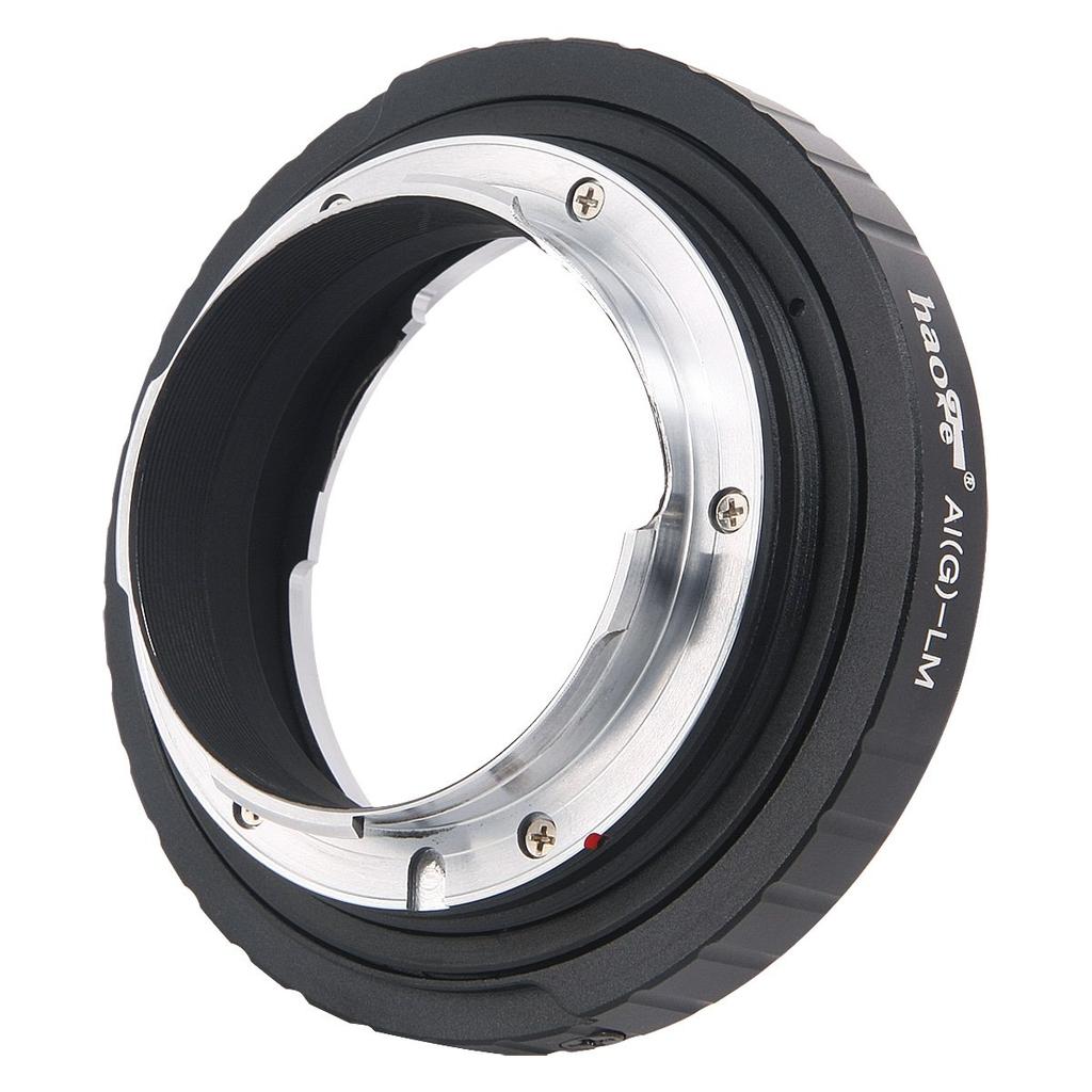 Haoge Lens Mount Adapter for Nikon Nikkor F Lens To Leica M LM Mount Including M AI/AIS/G/D Cameras, M240, M240P, M262, M3, M2, M1, M4, M5, M6, MP,