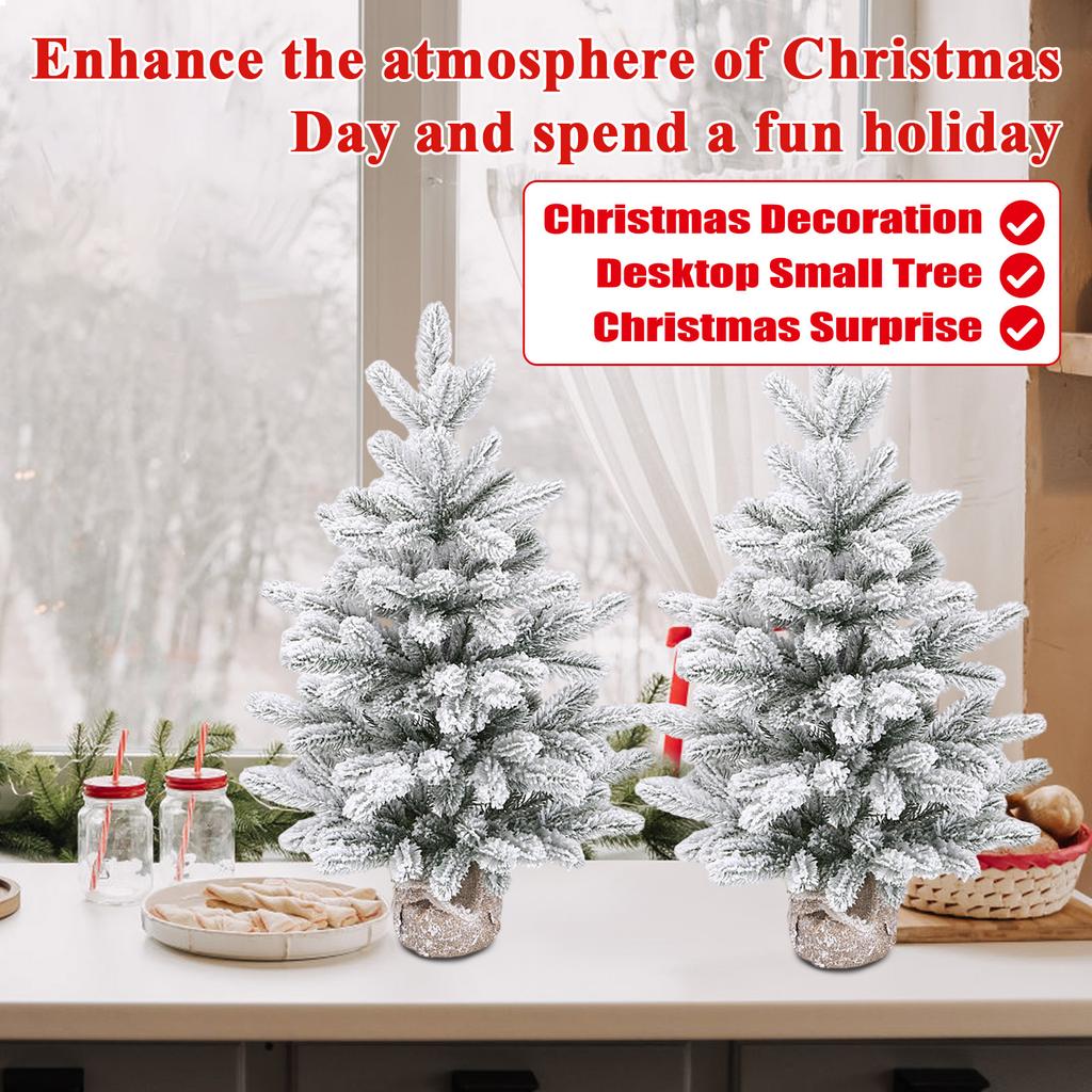 Umělý vánoční stromek Stolní malý stromek PE Vánoční dekorace Ozdoby na vánoční stromek Malý vánoční stromek